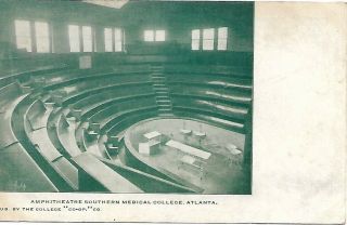 Amphitheatre Southern Medical College Atlanta Ga Vintage Postcard