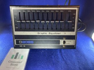 Boss Ge - 10 Graphic Equalizer Blue Led Mod Vintage Made In Japan [used/eq/boss]