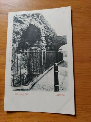 Vintage Postcard 3 The Jewry Wall Leicester