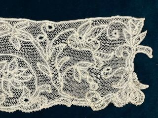 360 X 15 Cm,  Length Of Antique Italian? French? Lace Trim / Edging