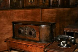 Vintage Early Arborphone Tube Radio,  1920 
