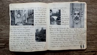 Circa 1902 Handwritten Travel Diary Steamship Smith College Husband Artist 78pp