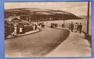 1912c On The Way To Onchan Douglas Iom Isle Of Man Tuck Vintage Postcard