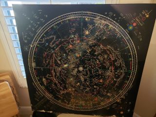 Out Of Print Map Of The Universe From 1981,  Celestial Arts,  By Tomas Filsinger.