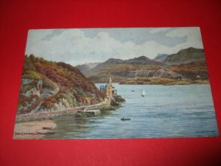 Vintage Postcard A R Quinton The Estuary Barmouth