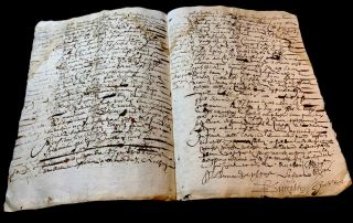 Antique Manuscript 1656