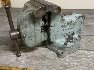Rare Vintage Wilton Vise 4” Torco Branded Wards With Swivel Base All