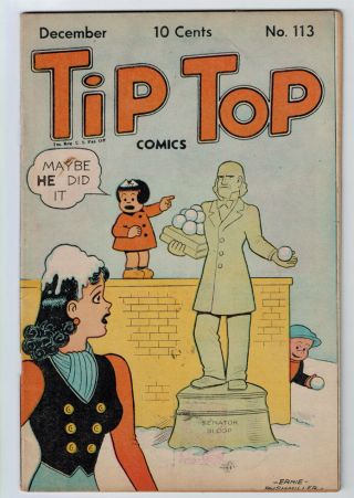 Tip Top Comics 113 6.  0 Tan To Off White Pages Golden Age