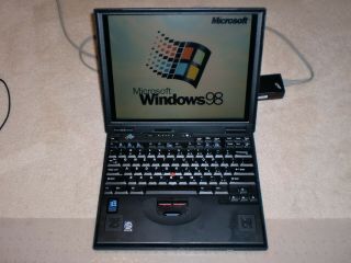 Rare Vintage Ibm Thinkpad 600 Laptop Windows 98 Se Gaming,  Great