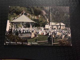 Vintage Postcard - Manx Electric Railway Laxey Glen Gardens - M6