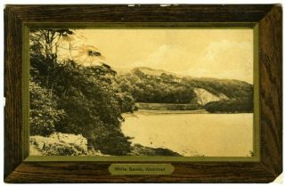 Vintage D & S K Postcard White Sands Aberdour Fife Posted Early 1900s