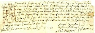 1711 Qa Col - Am - Doc The Subscribers Want A Benefit (ferry Febes Neck In Swanzey)