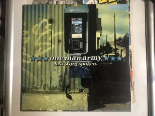 One Man Army Last Word Spoken Lp Tan Color Vinyl Punk Swingin Utters Dead To Me
