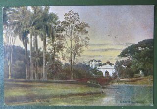 Vintage Postcard Ppc,  Zoological Gardens,  Calcutta India,  Clifton & Co Bombay