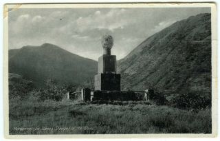 Vintage Postcard Monument To James Stewart Of The Glens Ballachulish Posted 1934