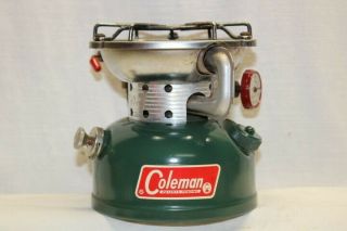 Vintage Coleman 502 Camp Stove 1/66 Sunshine Of The Night Stamped Bottom W/box