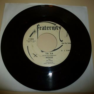 Texas Garage Band 45 Rpm Record - Mouse And The Traps - Fraternity 989 - Promo