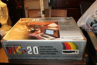 Vintage Commodore Vic - 20 Personal Color Home Computer Box