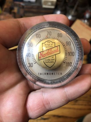 Northland Oil Thermometer Minneapolis - Honeywell Co.  Temperature Vintage Sign Gas