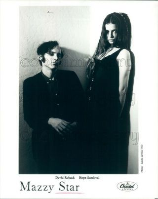 1993 Press Photo David Roback & Hope Sandoval Mazzy Star Fade Into You