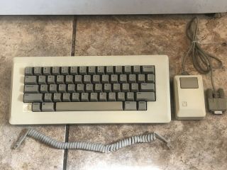 Vintage Apple Macintosh 128k 512k Keyboard M0110 & Mouse M0100