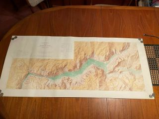 Map Of Yosemite Valley National Park California 1970 Geological Survey Vintage