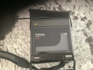 Vintage Technics Personal Portable Cd Player Sl - Xp5,  Case,  Battery,  Plug