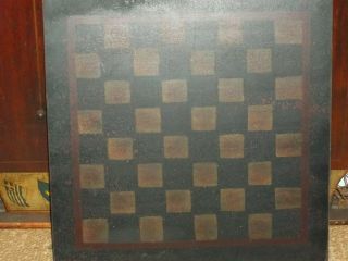 Old,  Antique,  Wooden Checker Board,  Game Board,  Paint,