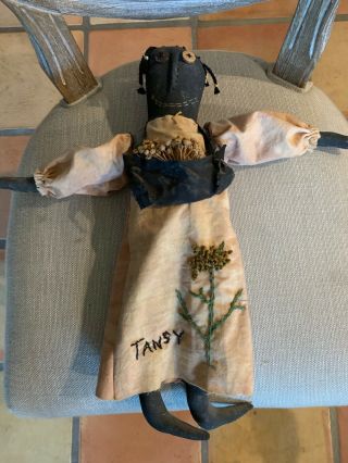 Primitive Handmade Folk Art Doll 