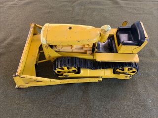 Vintage 1950s Charles Doepke Caterpillar Bulldozer D6 Model Toys Pressed Steel