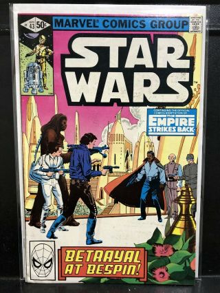 Star Wars 43 (1977 Series Marvel) 1981 1st Lando Calrissian - Direct Edition