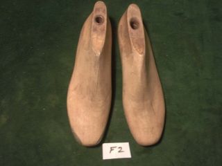 Pair Vintage Maple Wood Size 8 B Firefly Gebl Co Indust Shoe Factory Last F - 2