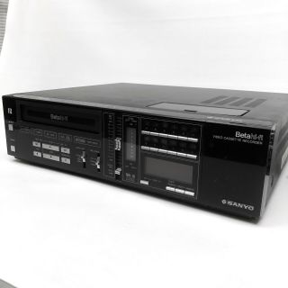 Sanyo Vintage Beta Hi - Fi Vcr7200 Betacord Great Rare