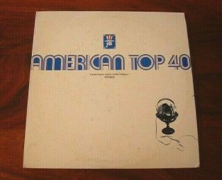 Casey Kasem American Top 40.  Volume 1.  Vg,  Radio Rock Dbl Lp Limited