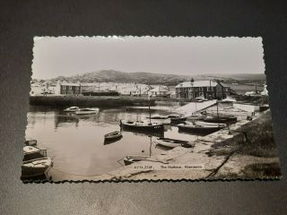 Vintage Friths Real Photo Postcard The Harbour Aberaeron