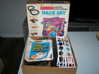Vintage Aurora Model Motoring Race Set 2 Slot Cars