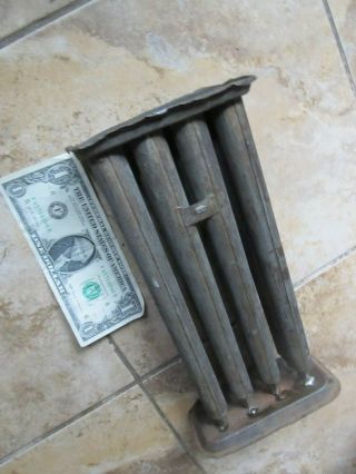 C1780 Antique Colonial 8 Tube Tin Candle Mold,  Handmade,  Hearth Ware,  Decorator
