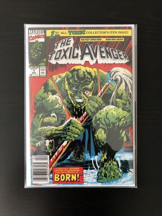 The Toxic Avenger 1 Newsstand (marvel Comics 1991)