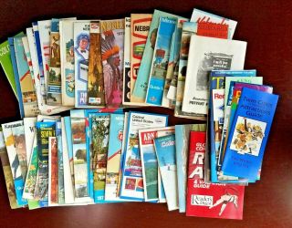 Vintage United States Road Maps Travel Guides Brochures