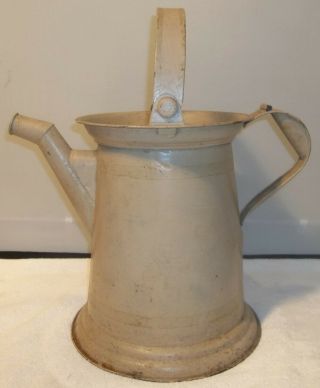 Large 19th C.  Pennsylvania Tin Coffee Pot