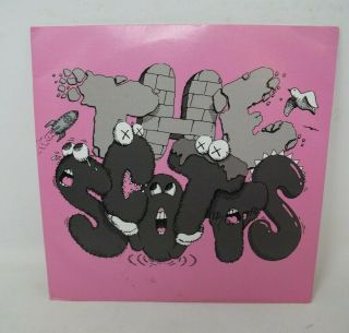 Travis Scott & Kid Cudi The Scotts Vinyl Ii 2 Kaws Lp (pink 7” Limited Edition)