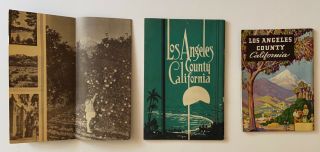 Three Vintage Los Angeles California Brochures.  Art Deco.  1930 