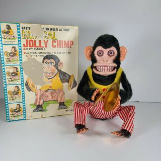 Vintage Musical Jolly Chimp Vintage Toy 1960 