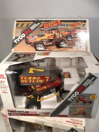Vintage Tyco Turbo Outlaw 7 R/c 1980 