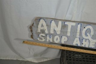 antique wood hand painted sign 