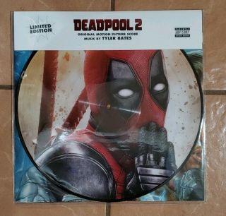 Deadpool 2 Vinyl Lp With Poster Limited Exclusive Release Picture Disc