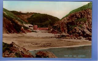 Vintage Postcard Petit Bot Bay Guernsey Channel Islands Norman Grut Publisher