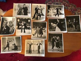 11 Vintage Black & White Publicity Photos Of Fred Astaire & Ginger Rogers 8x10