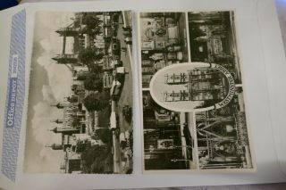 2x Vintage London Postcards 1950s (mailed With Stamps) Postal British Uk