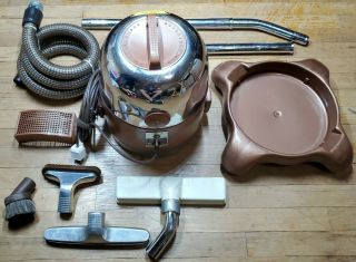 Vtg Rexair Rainbow Model D Canister Vacuum Cleaner,  Attachments Extension